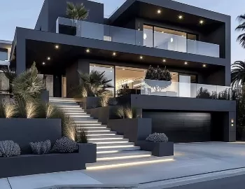 الفلل والمباني السكنية